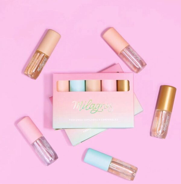 Kit Mini Perfumes Capilares Y Corporales