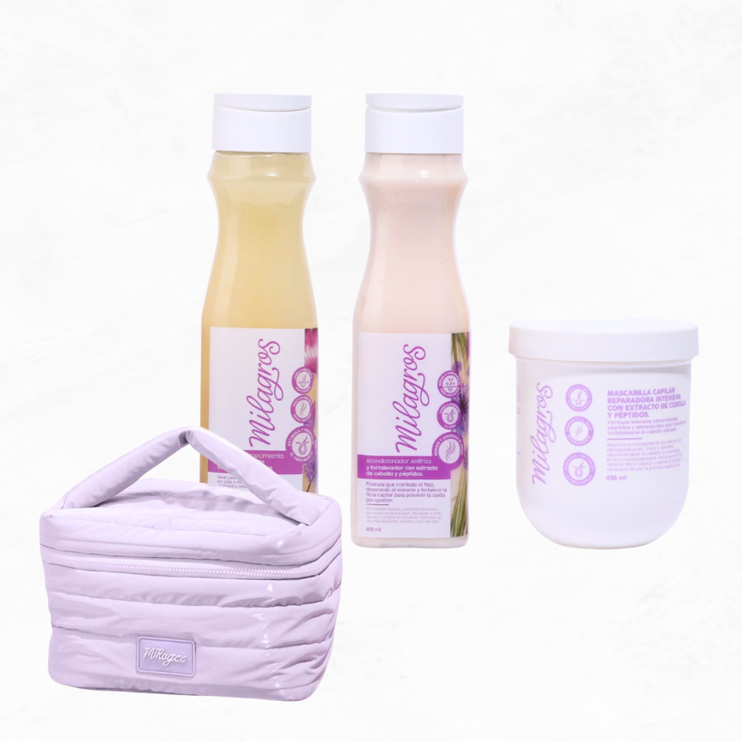 Kit Crecimiento y Antifrizz + Cosmetiquera - Image 6