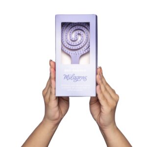 Cepillo Anti Enredo y Masajeador Capilar 2 en 1 Morado